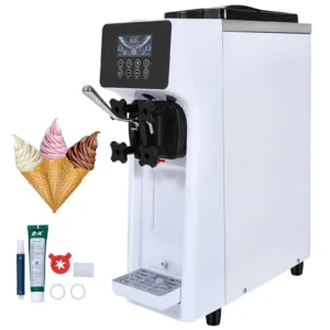 Ice Cream Machine Touch Screen Auto Clean Pre-cooling