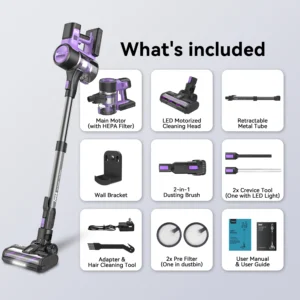 Cordless Vacuum Cleaner, 6-in-1 Stick Vacuum